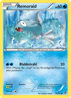 Pokémon-Karte Remoraid 018/101