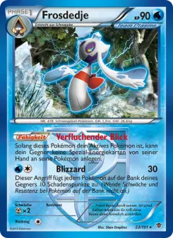 Pokémon-Karte Frosdedje 023/101
