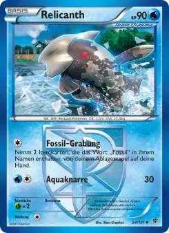 Pokémon-Karte Relicanth 024/101