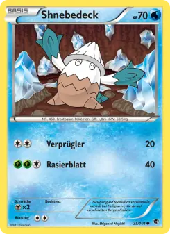 Pokémon-Karte Shnebedeck 025/101