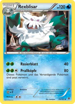 Pokémon-Karte Rexblisar 026/101