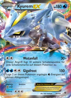 Pokémon-Karte Kyurem-EX 030/101