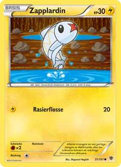 Pokémon-Karte Zapplardin 031/101