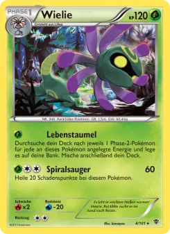 Pokémon-Karte Wielie 004/101