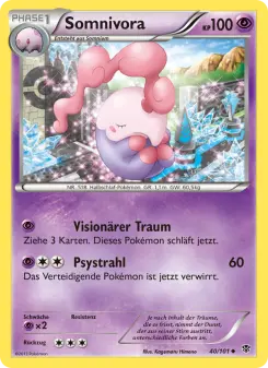 Pokémon-Karte Somnivora 040/101