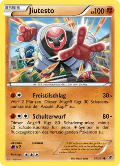 Pokémon-Karte Jiutesto 051/101
