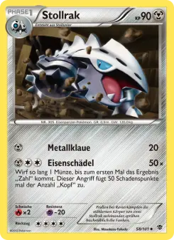 Pokémon-Karte Stollrak 058/101