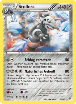 Pokémon-Karte Stolloss 059/101