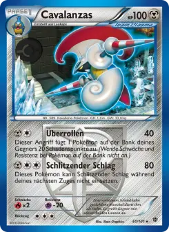 Pokémon-Karte Cavalanzas 061/101