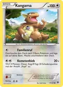 Pokémon-Karte Kangama 071/101
