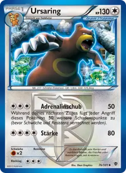 Pokémon-Karte Ursaring 076/101