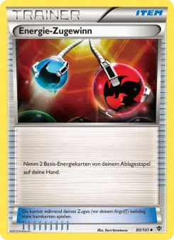 Pokémon-Karte Energie-Zugewinn 080/101