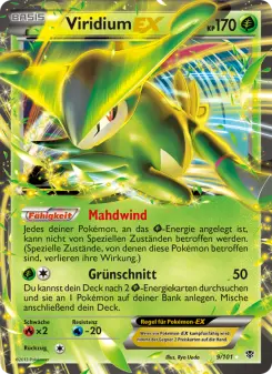 Pokémon-Karte Viridium-EX 009/101