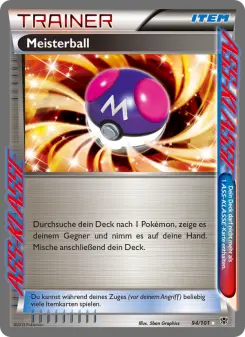 Pokémon-Karte Meisterball 094/101