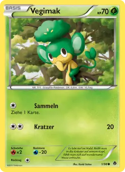 Pokémon-Karte Vegimak 001/098