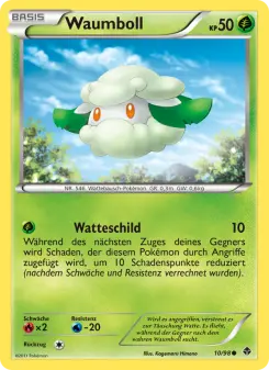 Pokémon-Karte Waumboll 010/098
