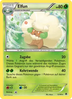 Pokémon-Karte Elfun 012/098