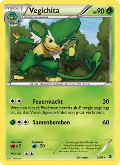 Pokémon-Karte Vegichita 002/098