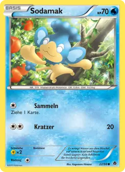 Pokémon-Karte Sodamak 022/098