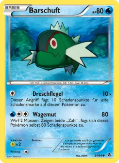 Pokémon-Karte Barschuft 024/098