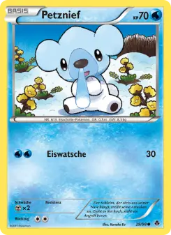 Pokémon-Karte Petznief 029/098