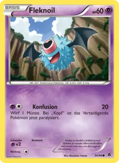 Pokémon-Karte Fleknoil 036/098