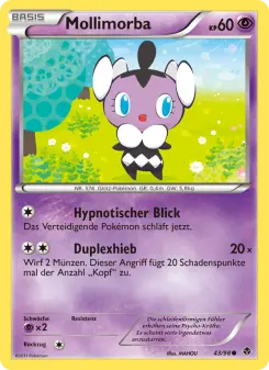 Pokémon-Karte Mollimorba 043/098
