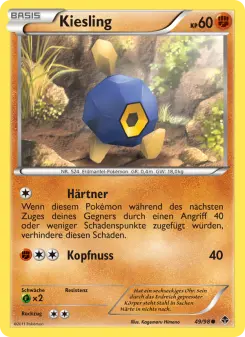 Pokémon-Karte Kiesling 049/098