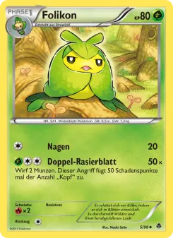 Pokémon-Karte Folikon 005/098