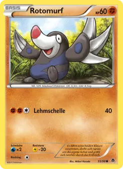 Pokémon-Karte Rotomurf 055/098