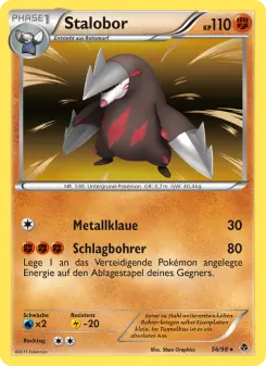 Pokémon-Karte Stalobor 056/098