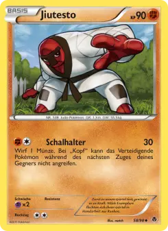 Pokémon-Karte Jiutesto 058/098