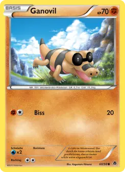 Pokémon-Karte Ganovil 060/098