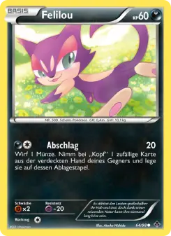 Pokémon-Karte Felilou 064/098