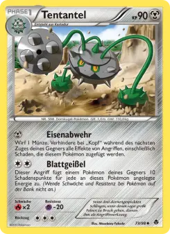 Pokémon-Karte Tentantel 073/098