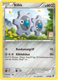 Pokémon-Karte Klikk 074/098