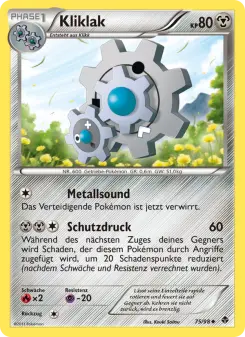 Pokémon-Karte Kliklak 075/098