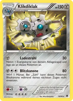 Pokémon-Karte Klikdiklak 076/098
