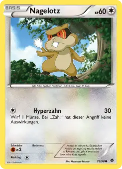 Pokémon-Karte Nagelotz 078/098