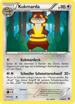 Pokémon-Karte Kukmarda 079/098
