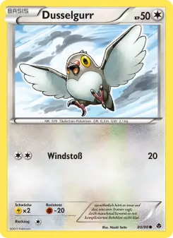 Pokémon-Karte Dusselgurr 080/098