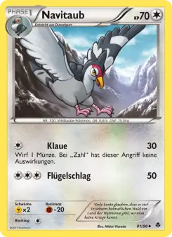 Pokémon-Karte Navitaub 081/098
