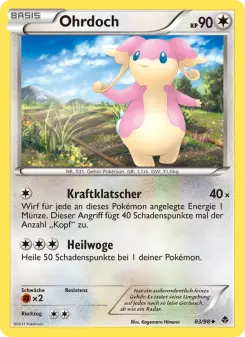 Pokémon-Karte Ohrdoch 083/098