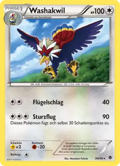 Pokémon-Karte Washakwil 088/098