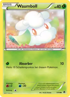 Pokémon-Karte Waumboll 009/098