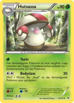 Pokémon-Karte Hutsassa 010/101