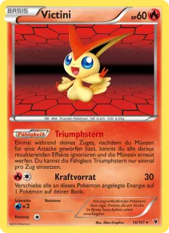 Pokémon-Karte Victini 014/101
