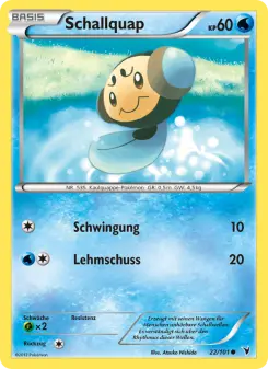 Pokémon-Karte Schallquap 022/101