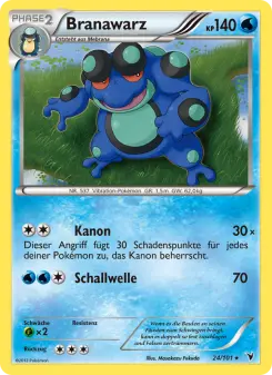 Pokémon-Karte Branawarz 024/101