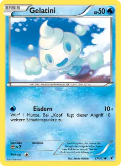 Pokémon-Karte Gelatini 027/101